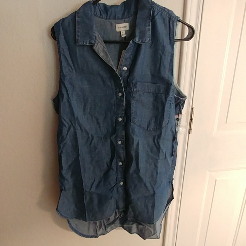 CJLA Chambray Tank
